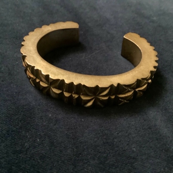 Patricia Von Musulin sterling heavy cuff modernist perfectly new condition - Picture 2 of 3